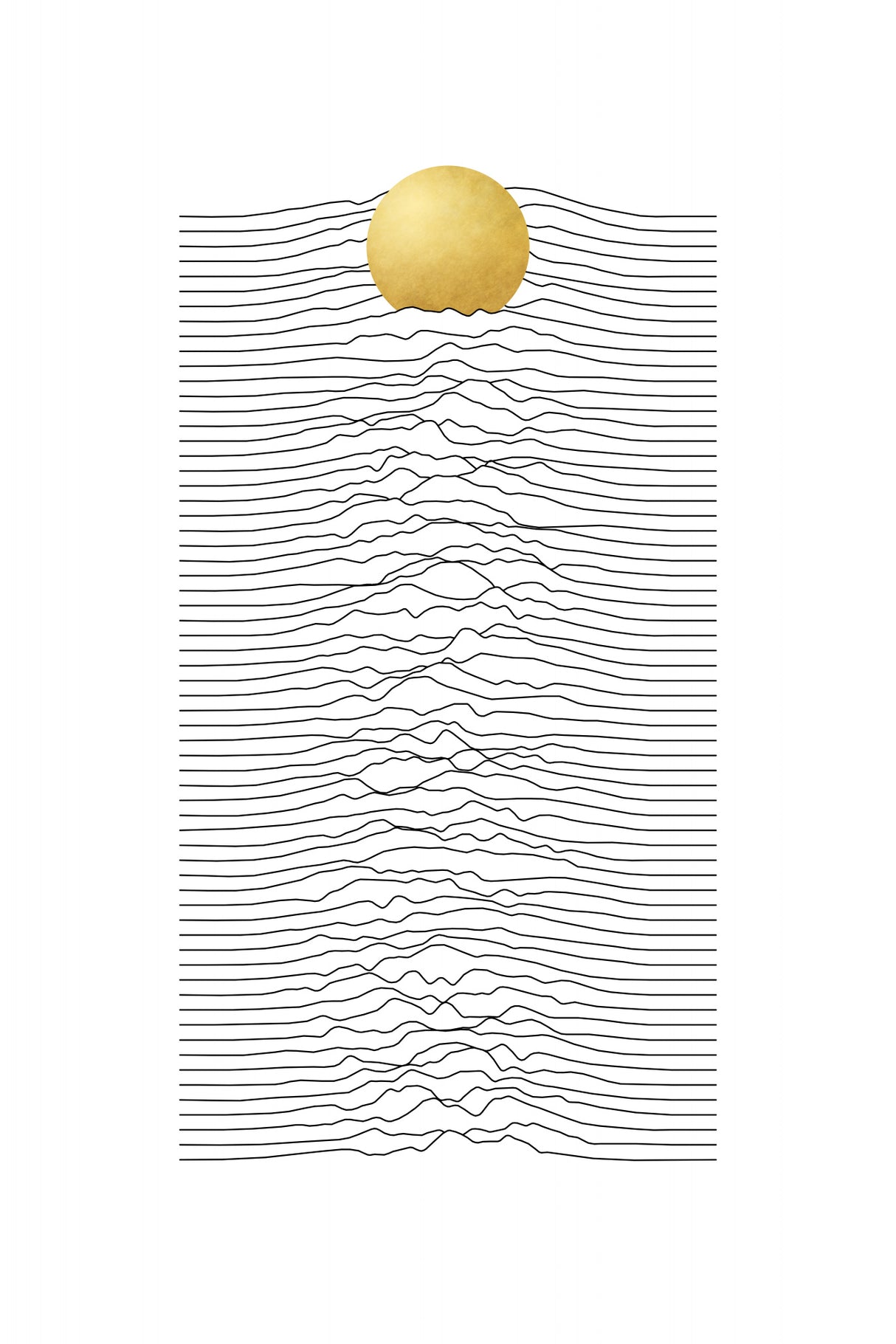 Golden Sunrise Poster och Canvastavla
