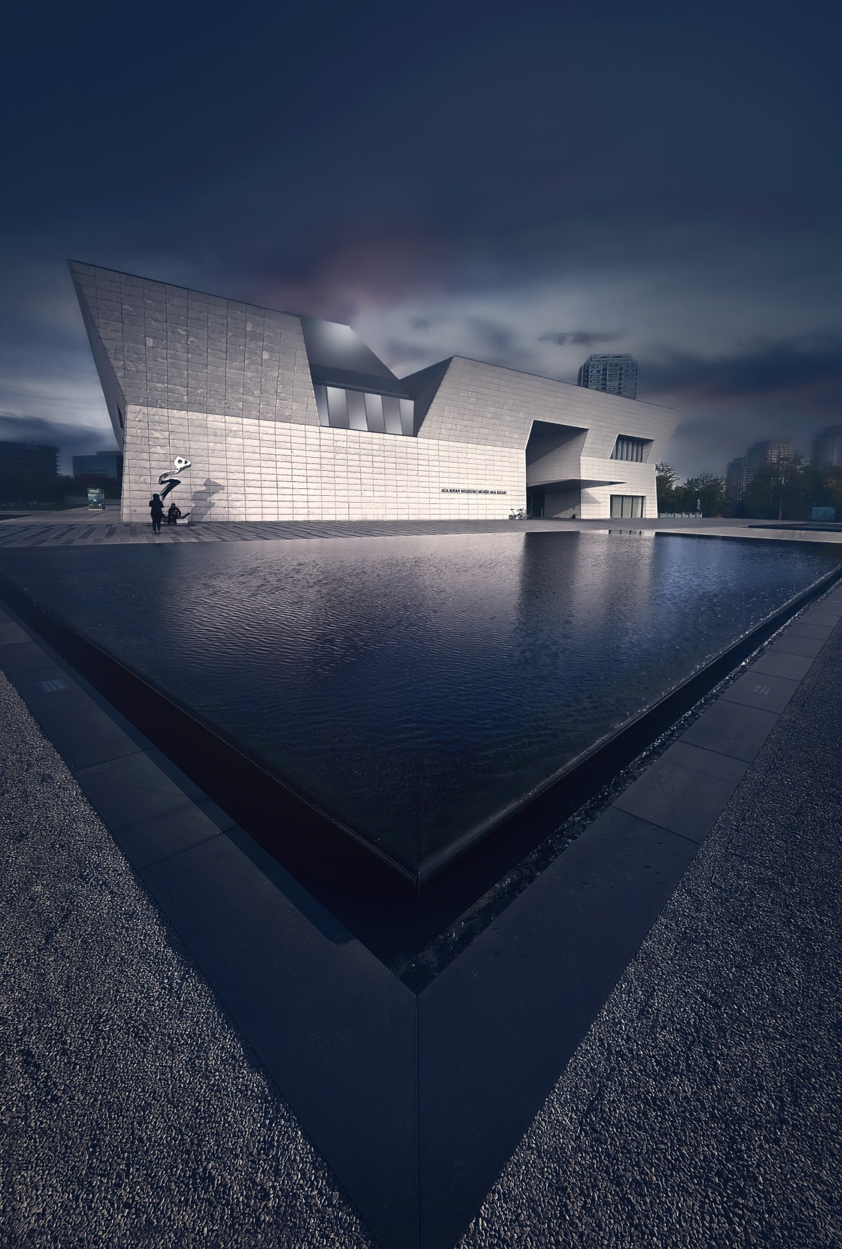 Aga Khan Museum Poster och Canvastavla