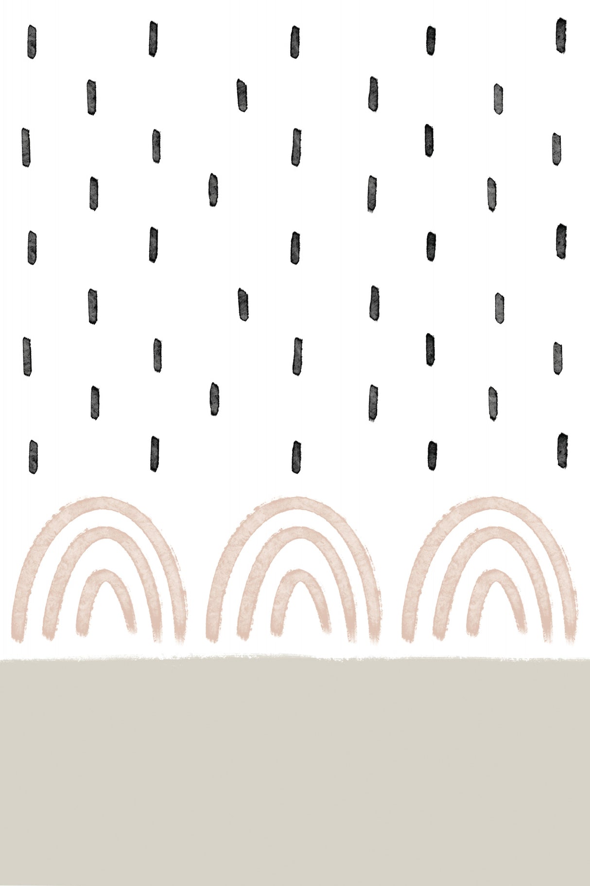 Rain on Rainbows Poster och Canvastavla