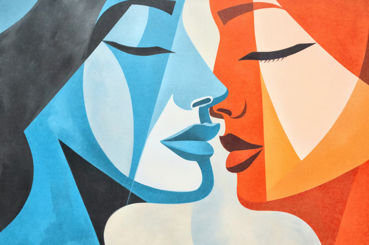 Kissing You Poster och Canvastavla