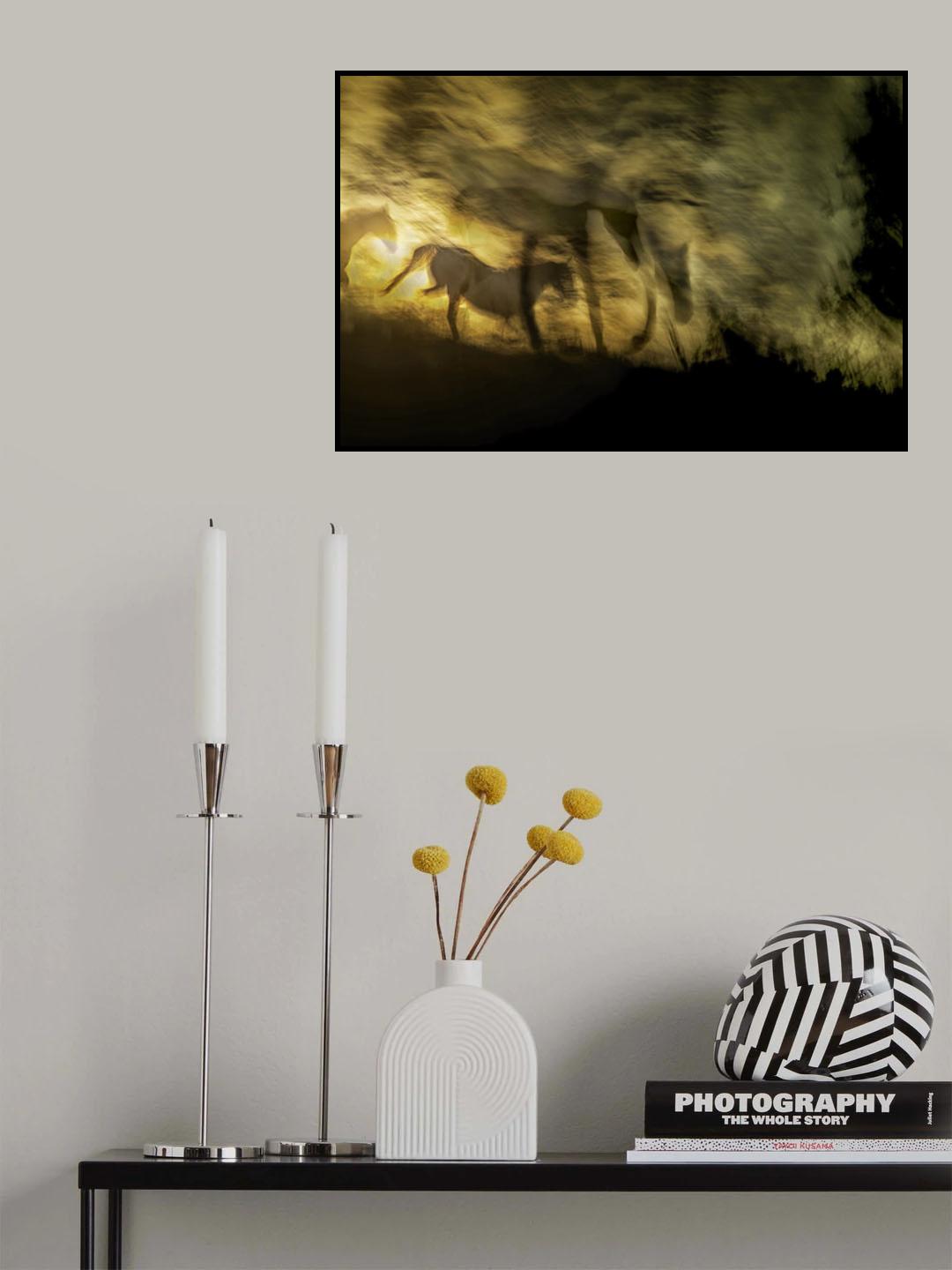 Morning fire Poster och Canvastavla
