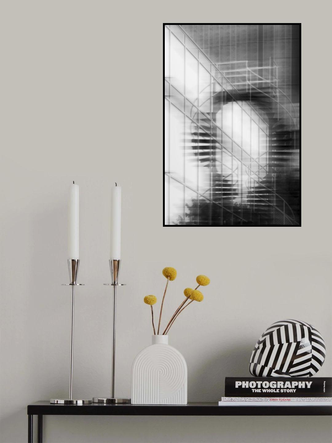 O formed stairs Poster och Canvastavla