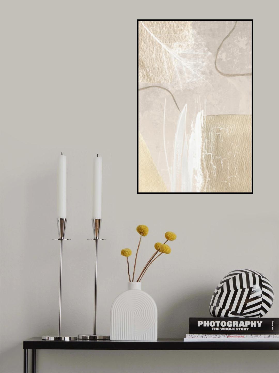 Calm Ivory-2 Poster och Canvastavla