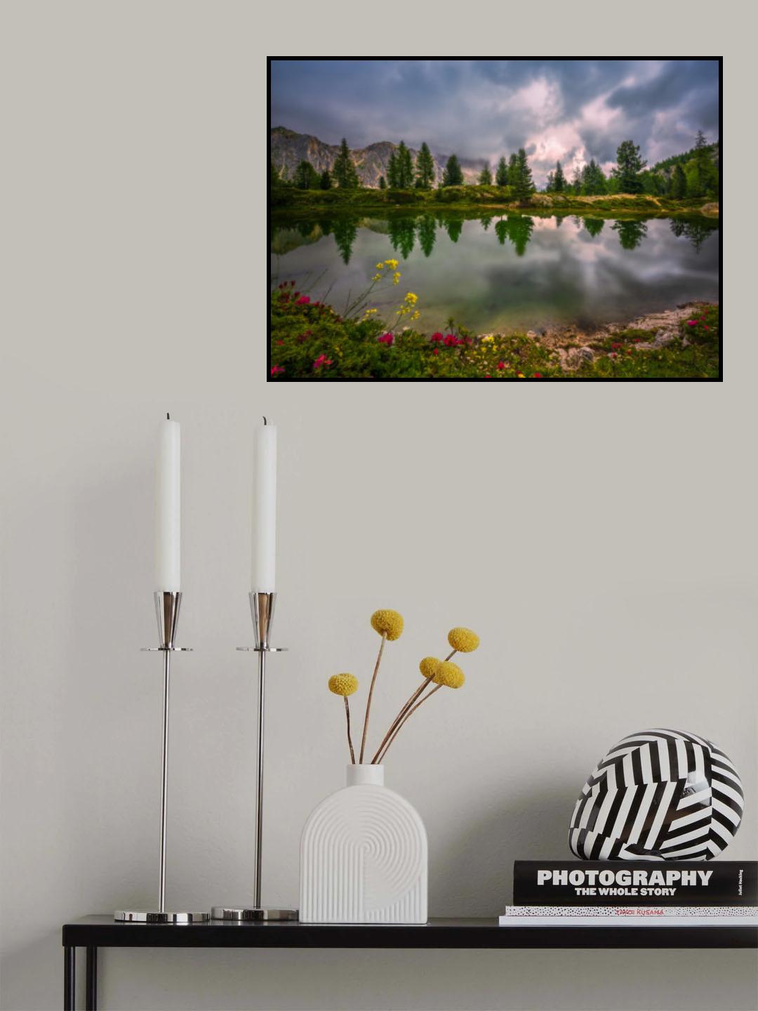 Lago di Limides Poster och Canvastavla