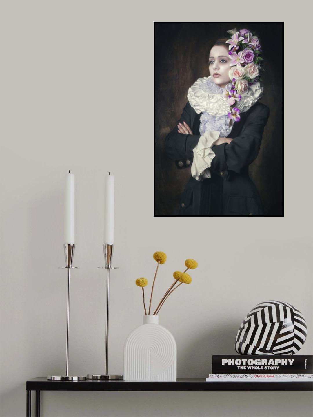 Flower Girl Poster och Canvastavla