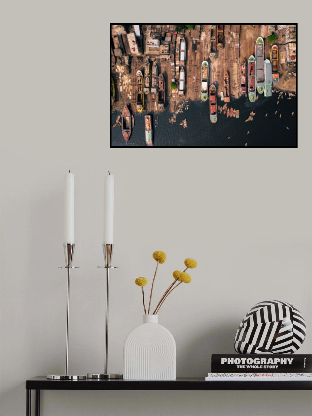 Building ships Poster och Canvastavla