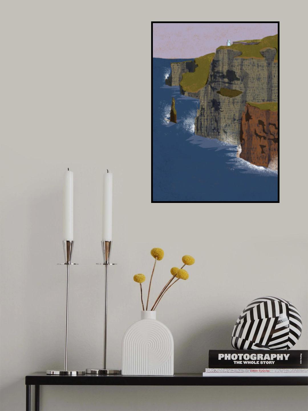Cliffs of Moher, Ireland, Art Print, County Clare Poster och Canvastavla