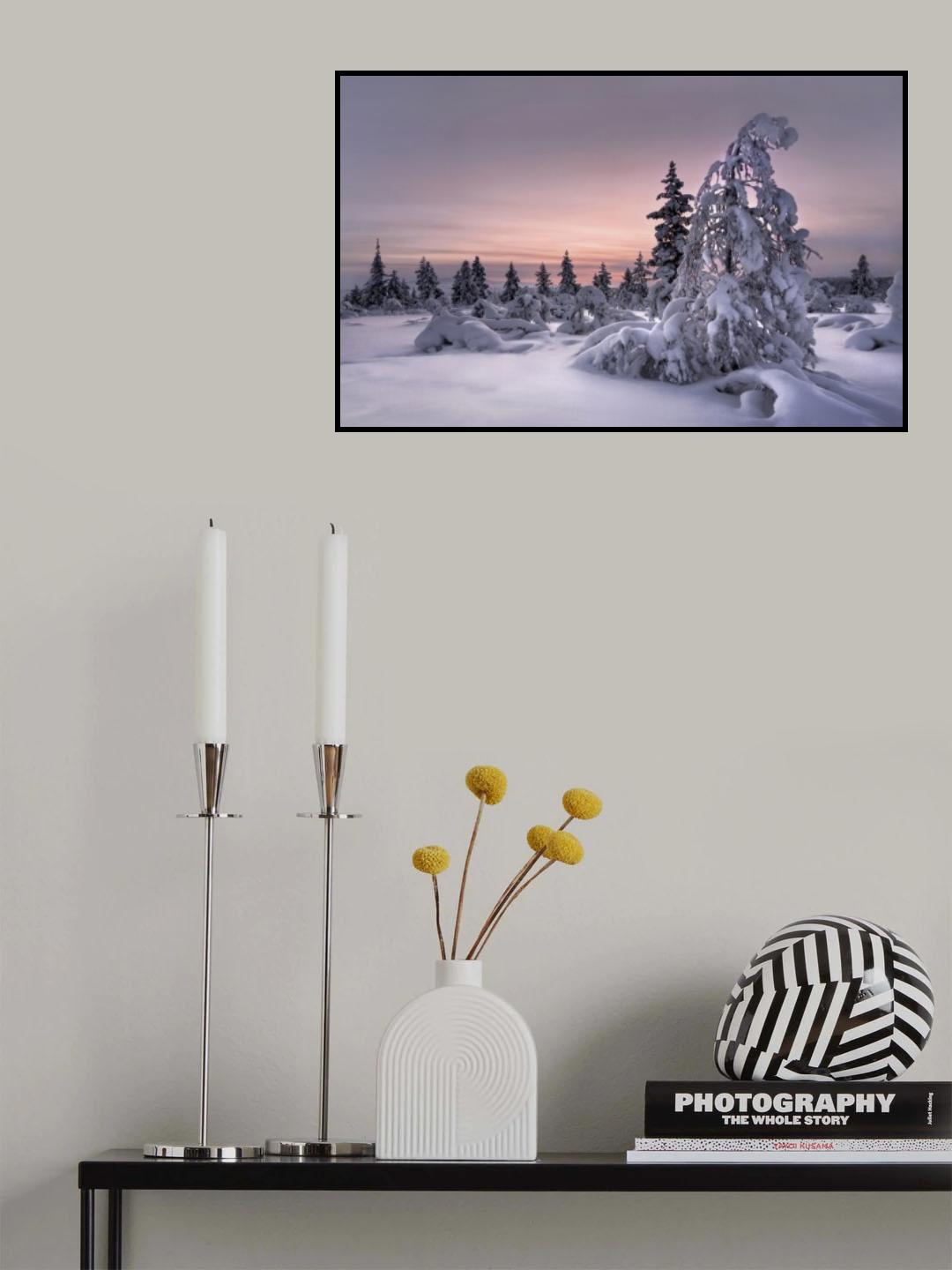 Lappland - winterwonderland Poster och Canvastavla