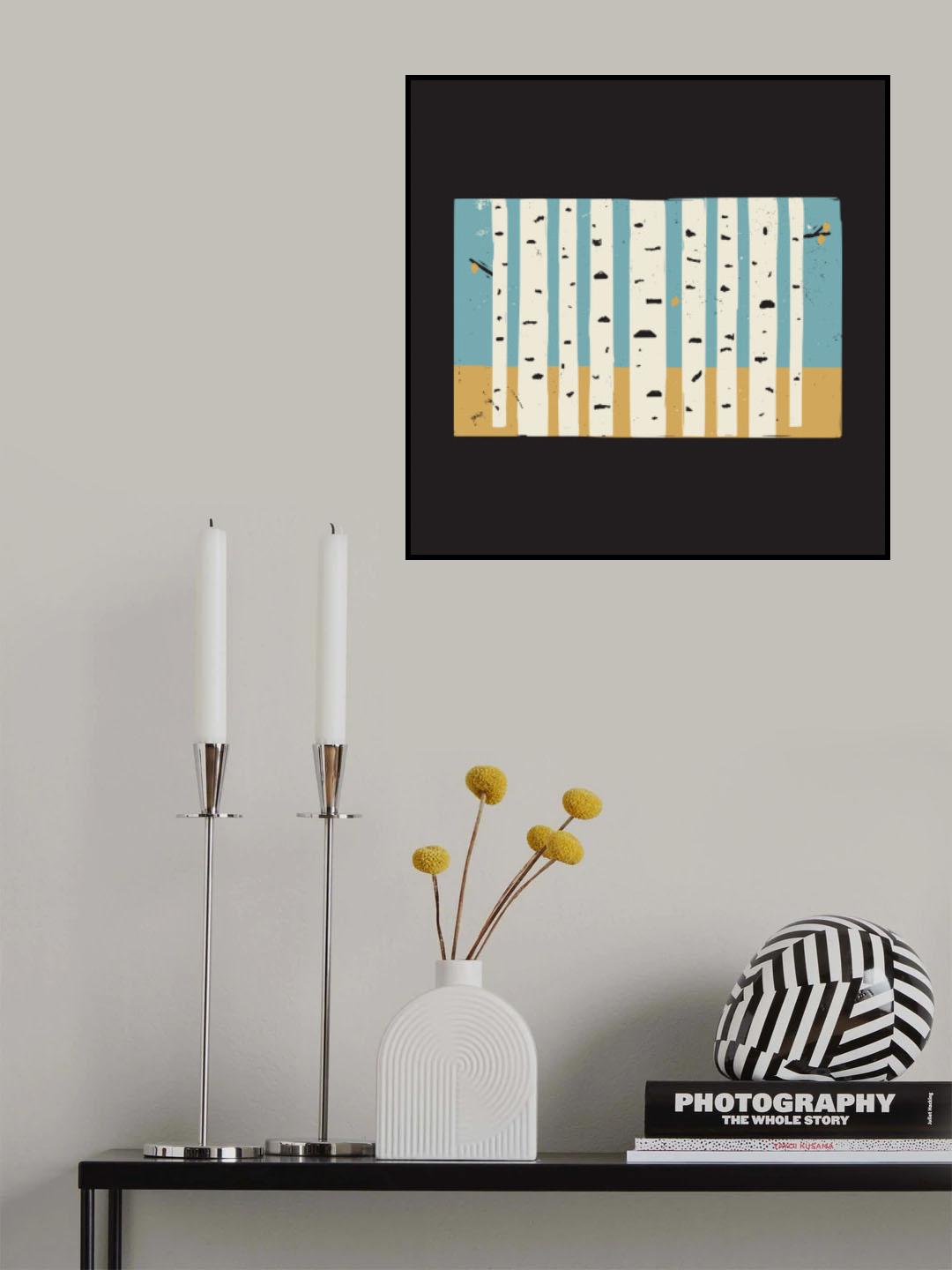 Autumn Forest Poster och Canvastavla