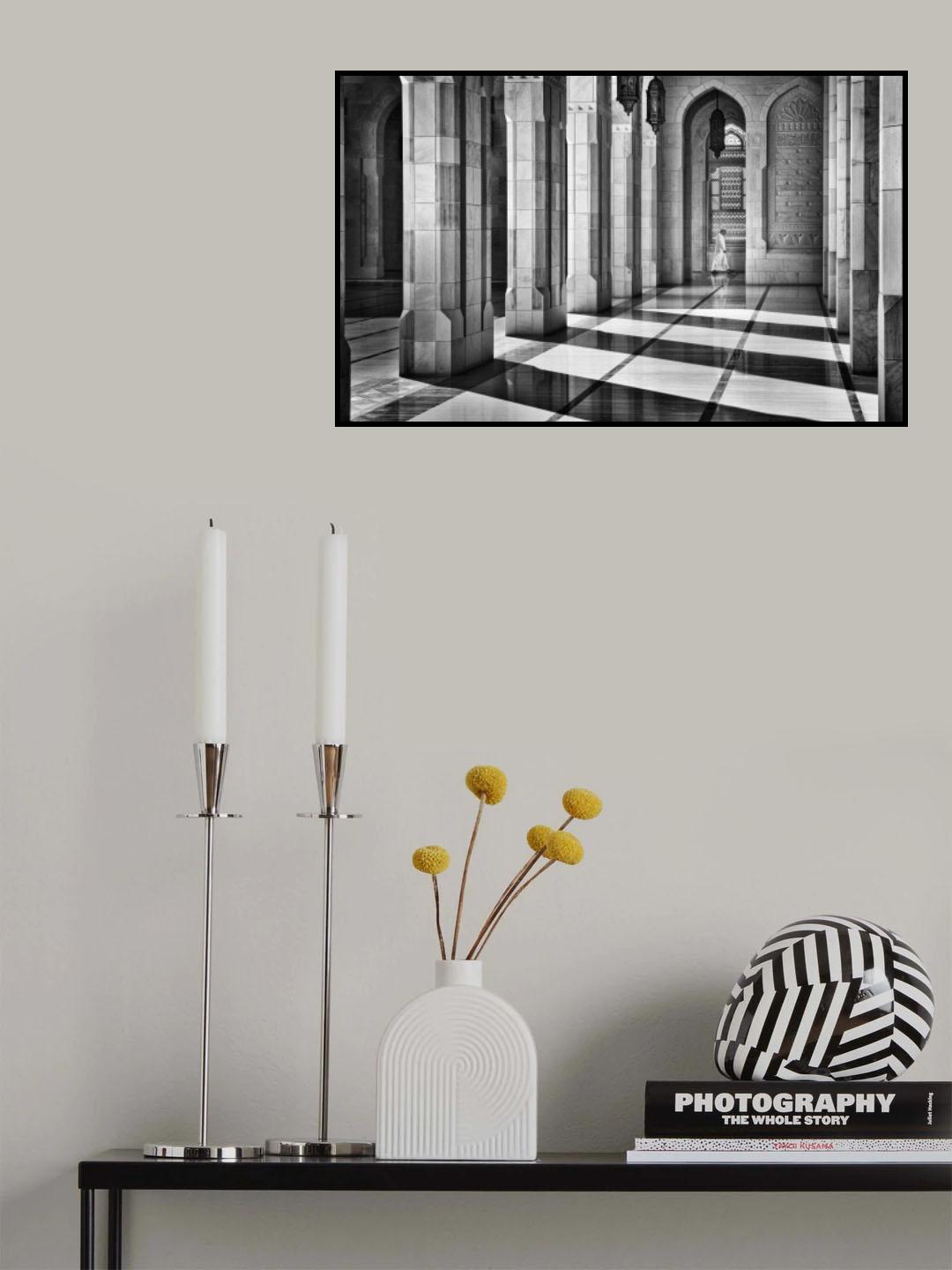 Shadows in the mosque Poster och Canvastavla