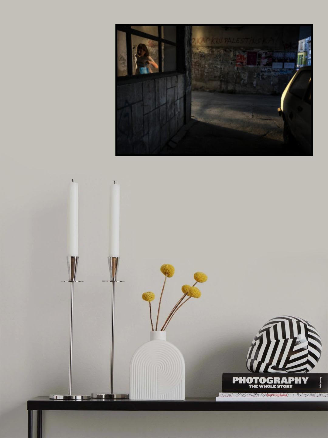 Girl with bags II Poster och Canvastavla