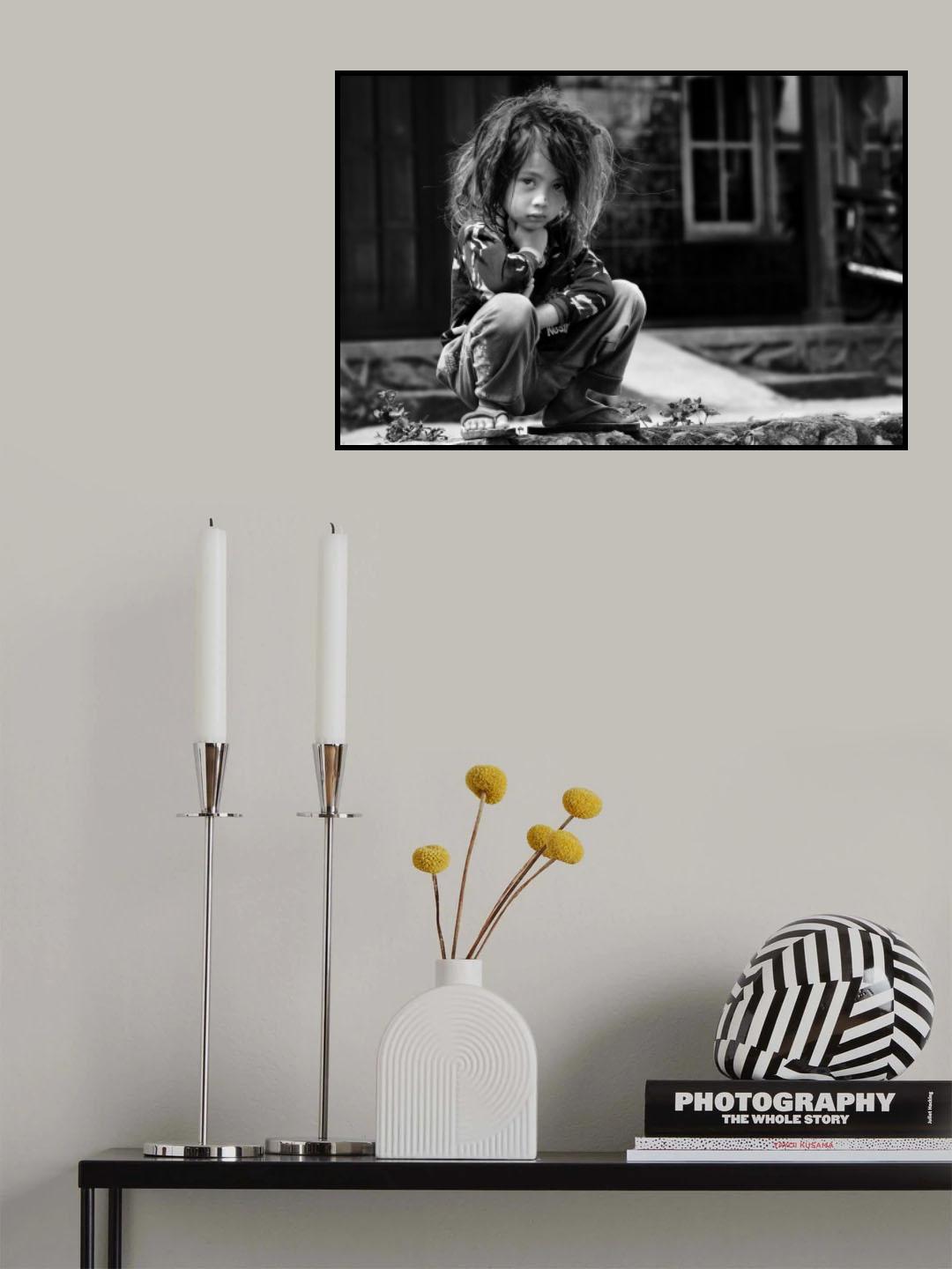 hold the neck Poster och Canvastavla