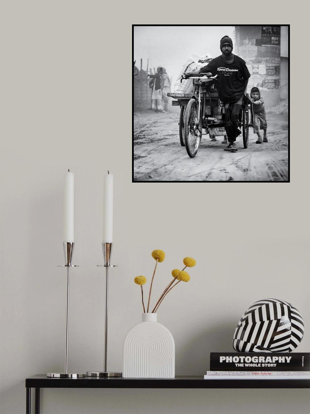 The morning's way to work Poster och Canvastavla