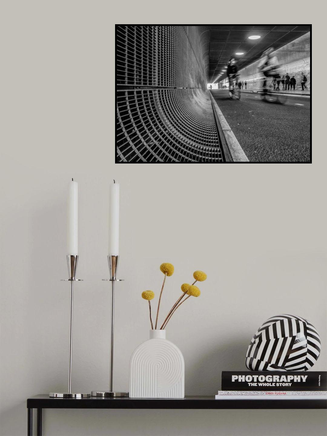 Cyclists Poster och Canvastavla