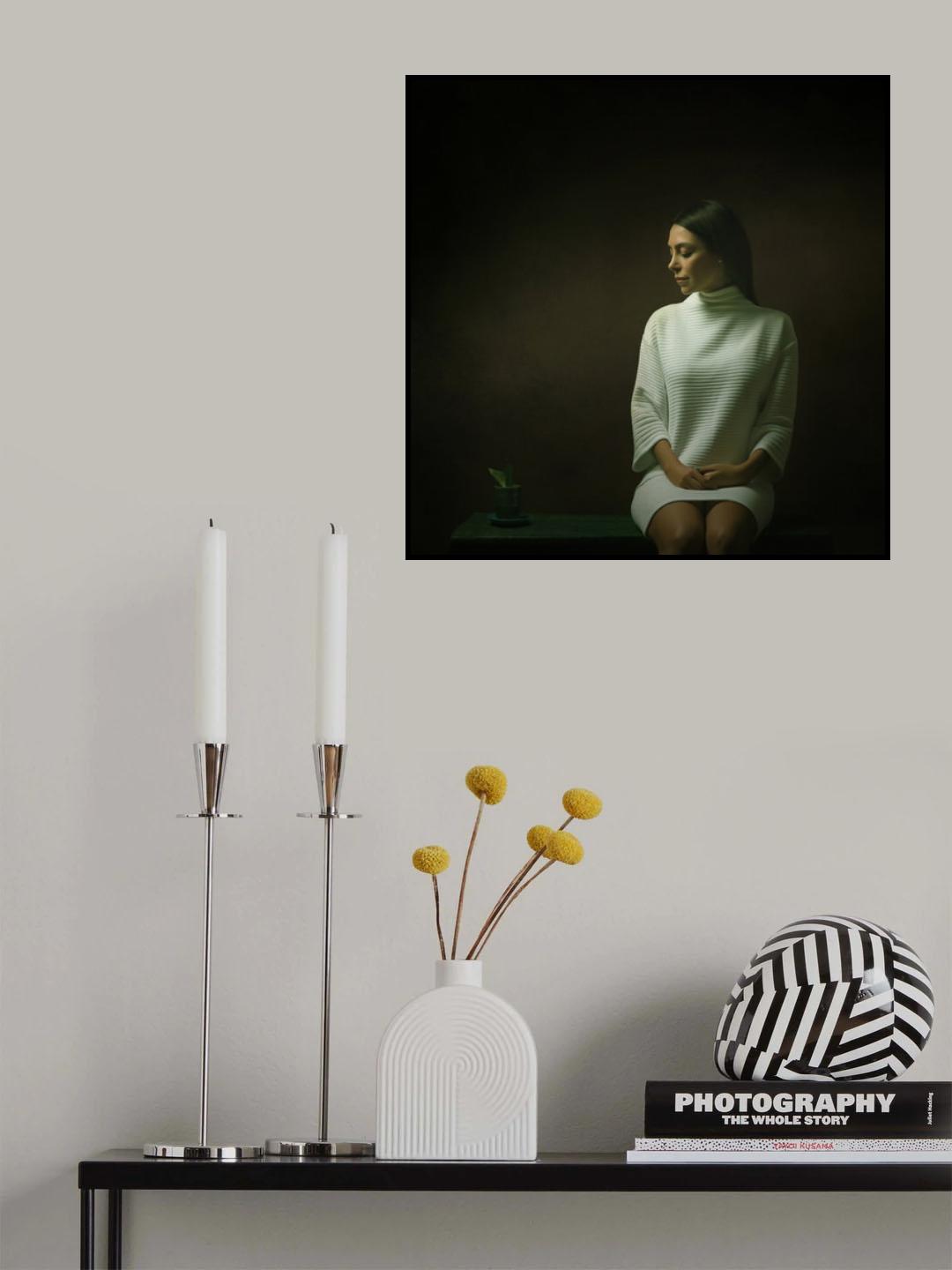 The girl & plant Poster och Canvastavla