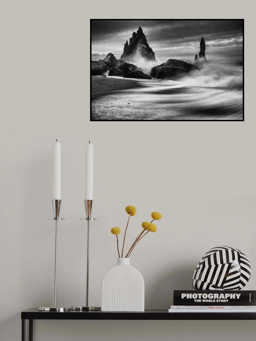 Iceland Rocks Poster och Canvastavla