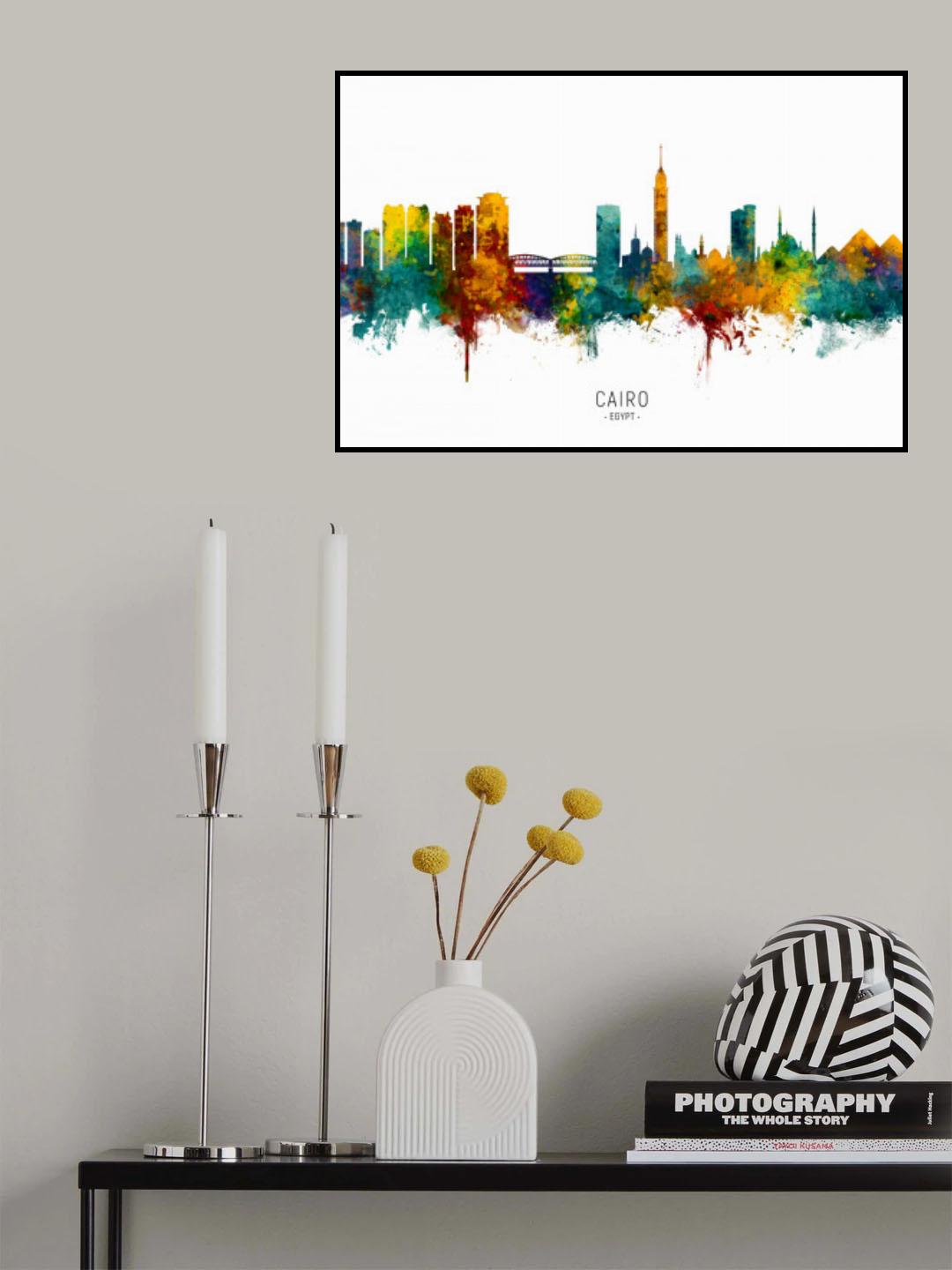 Cairo Egypt Skyline Poster och Canvastavla