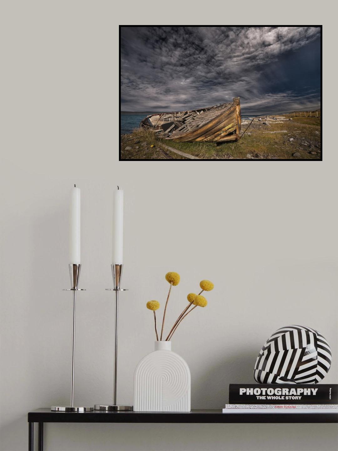 Woody Beach Poster och Canvastavla