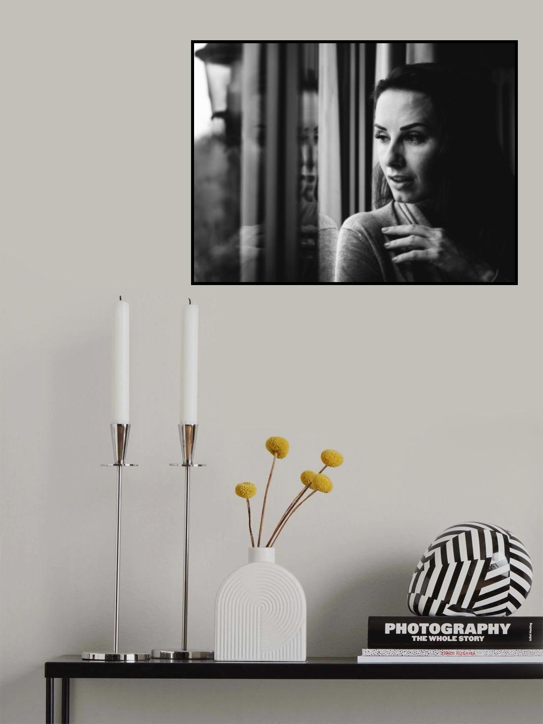At the window Poster och Canvastavla