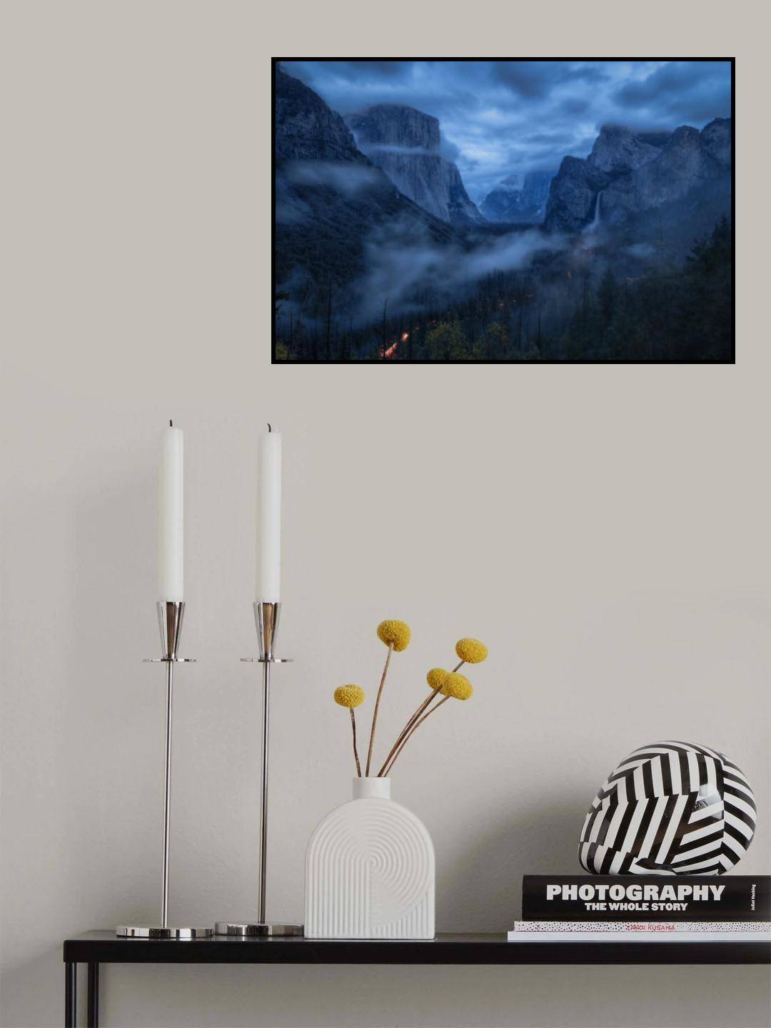 Blue Hour Yosemite Poster och Canvastavla