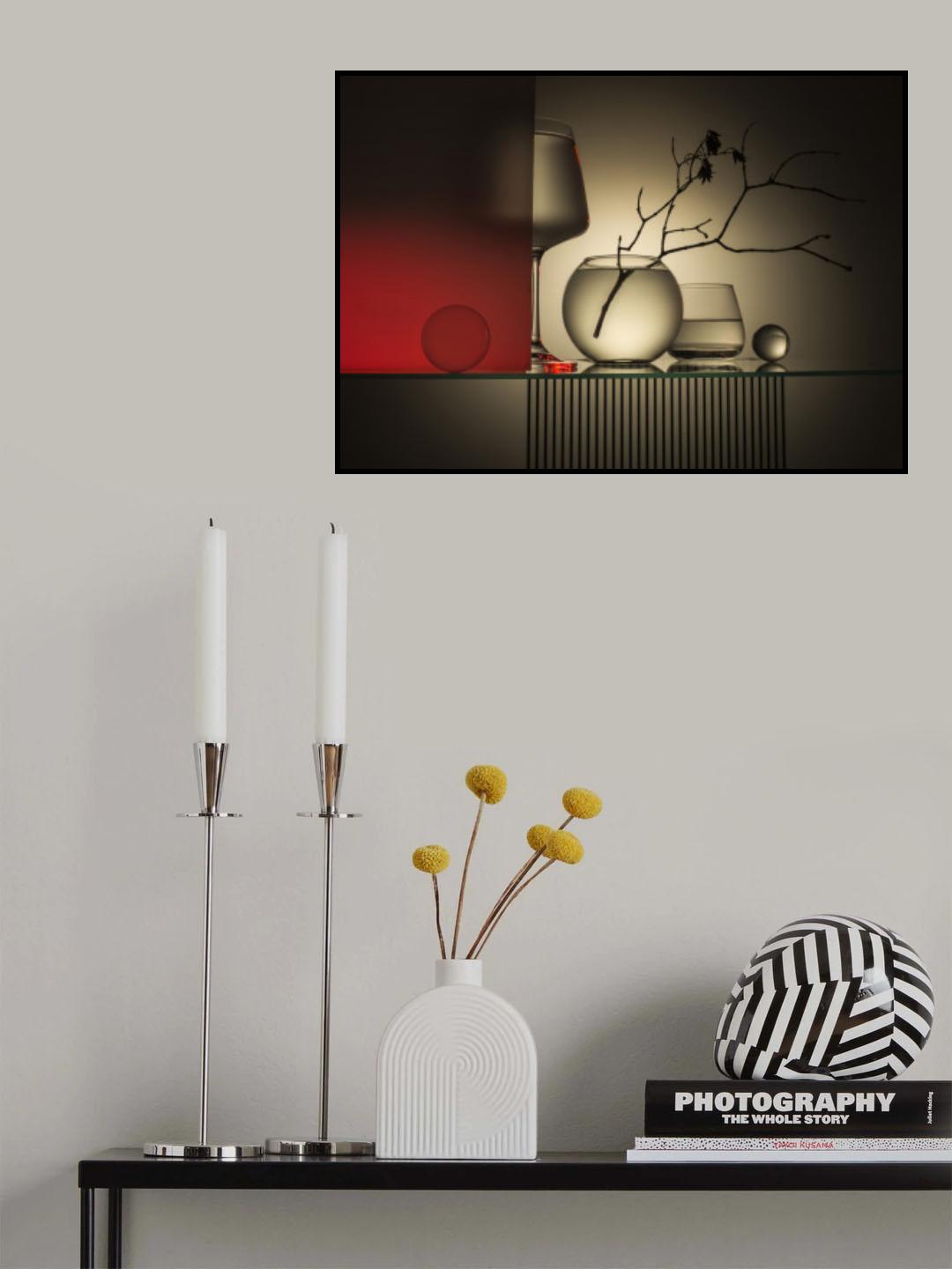 From the series "Experiments with glass" Poster och Canvastavla