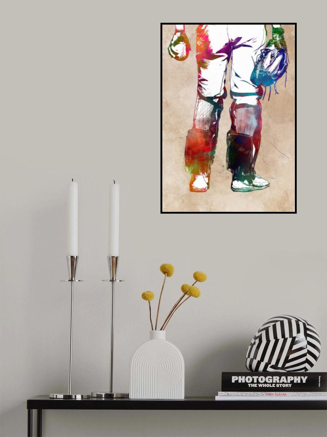 Baseball Sport Art 11 Poster och Canvastavla