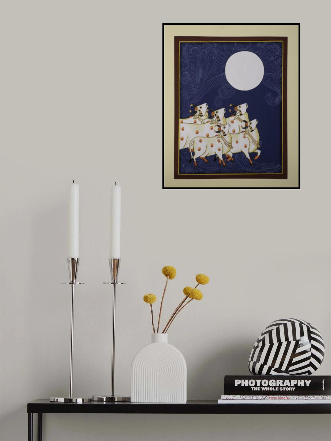 pichwai paintings Poster och Canvastavla