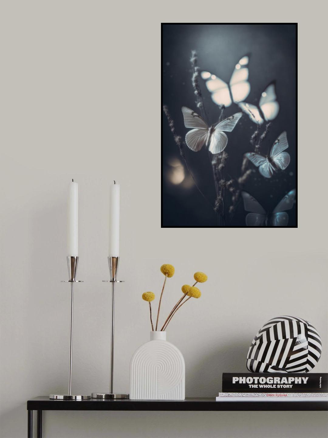 Swarming At Night Poster och Canvastavla