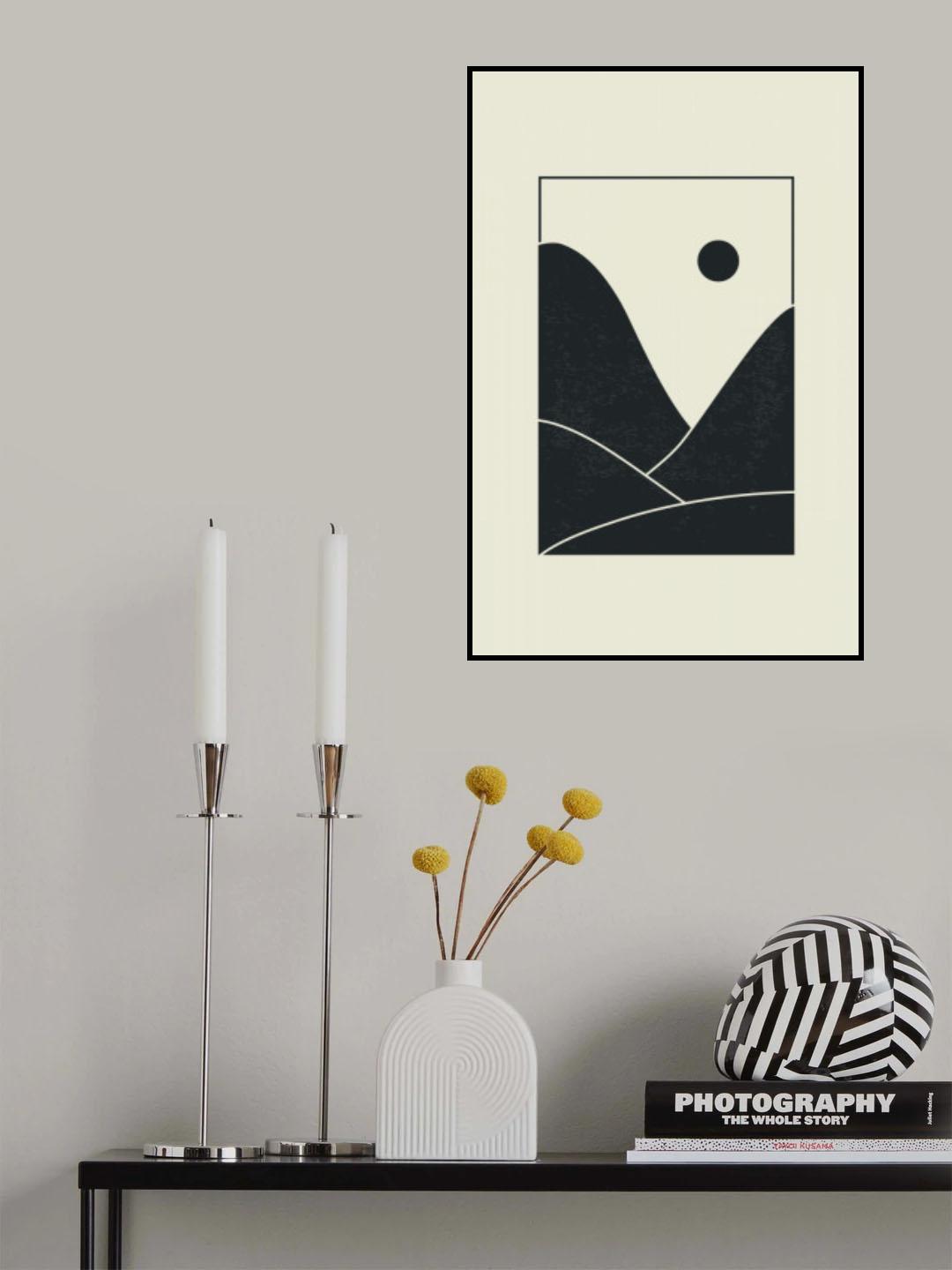 Minimal Mountains #4 Poster och Canvastavla