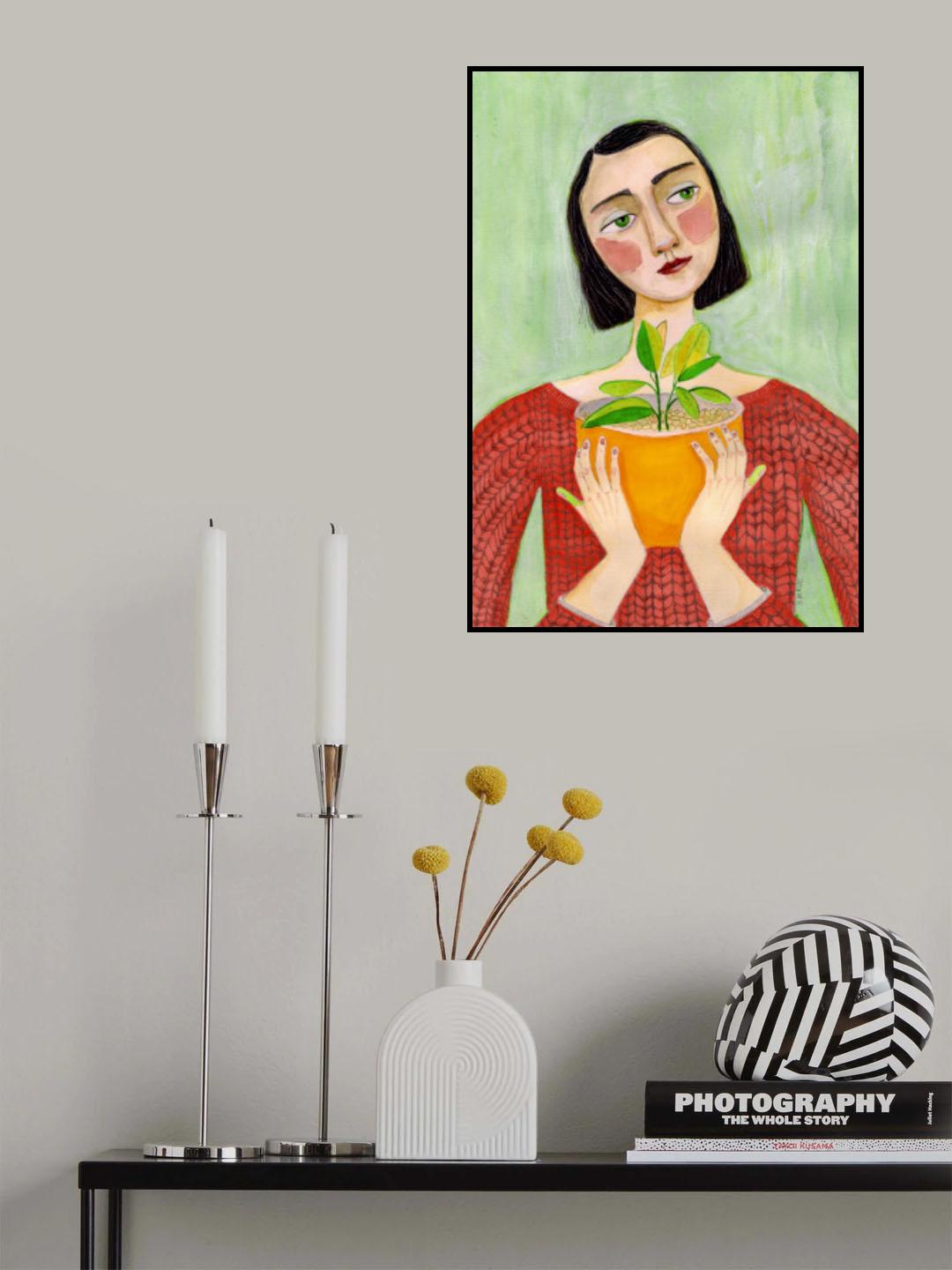 Plant Mum Poster och Canvastavla