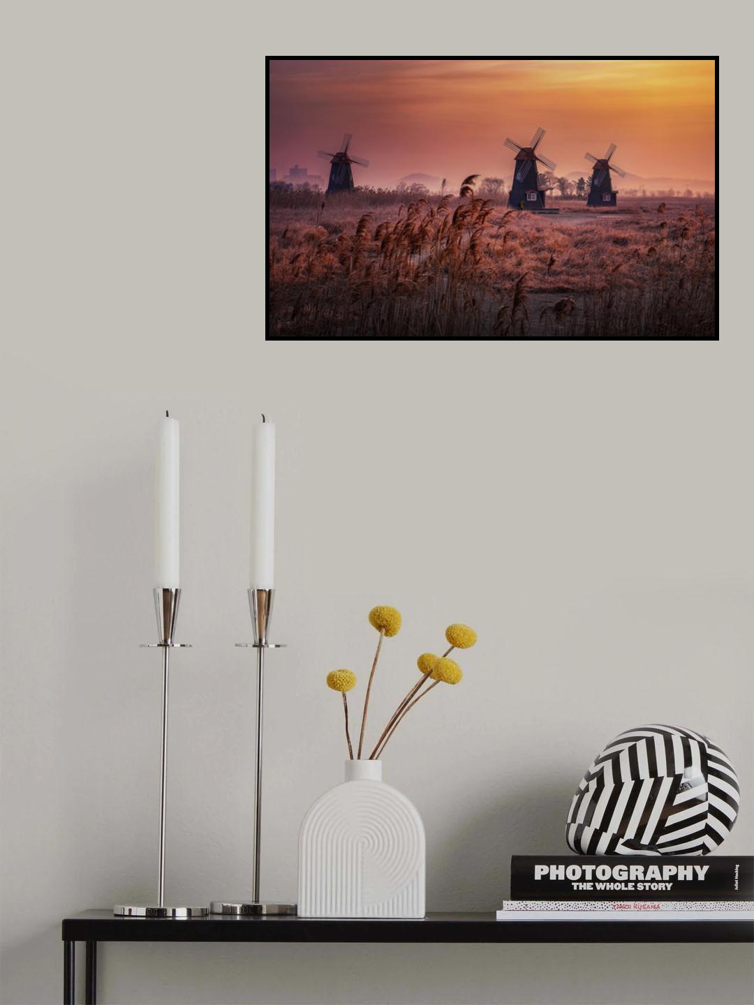Yellow morning Poster och Canvastavla