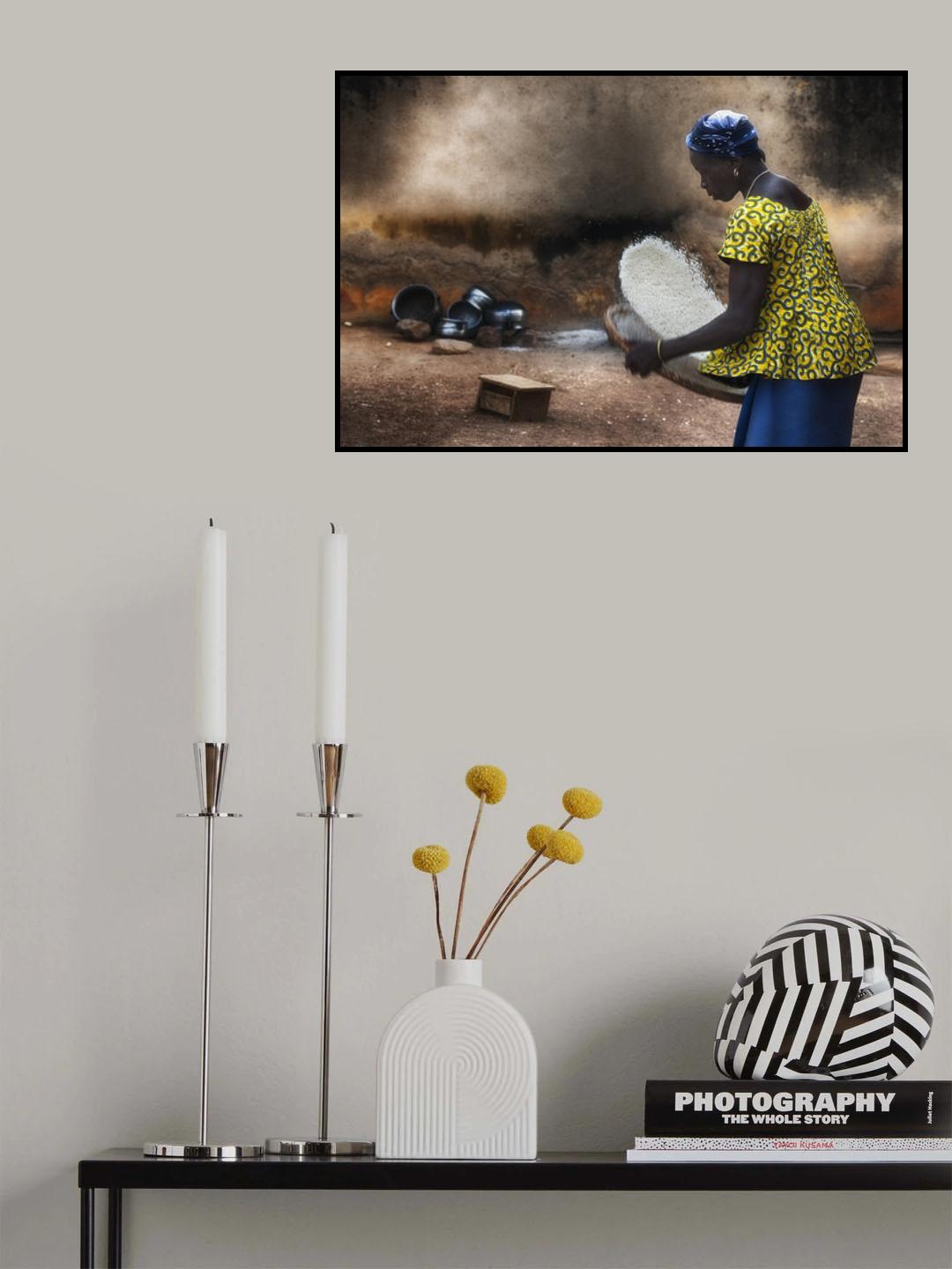 Winnowing the weat Poster och Canvastavla