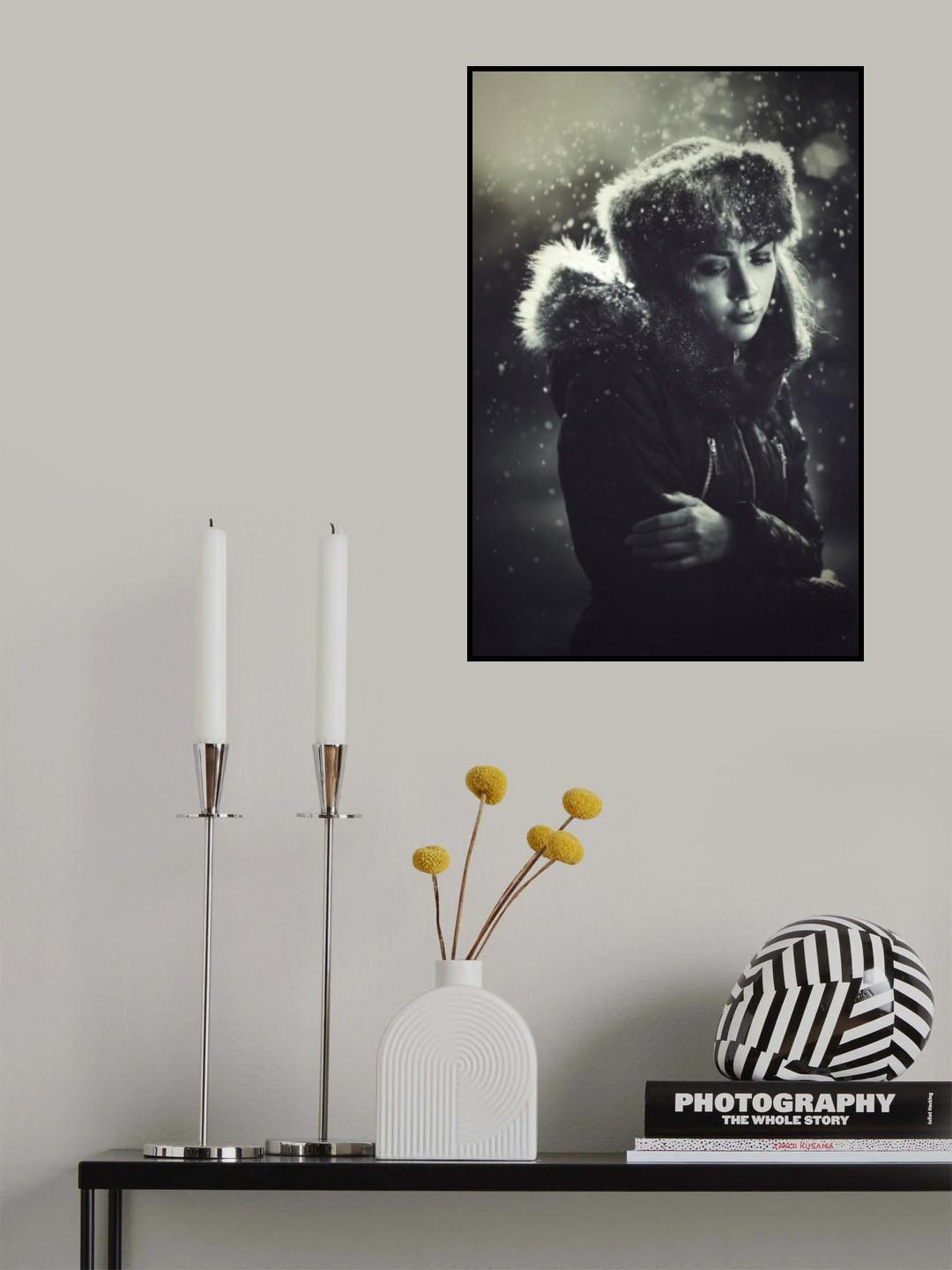 lonely winter Poster och Canvastavla