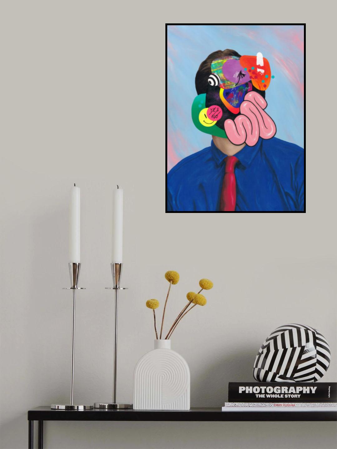 Trying Hard To Look Busy Poster och Canvastavla