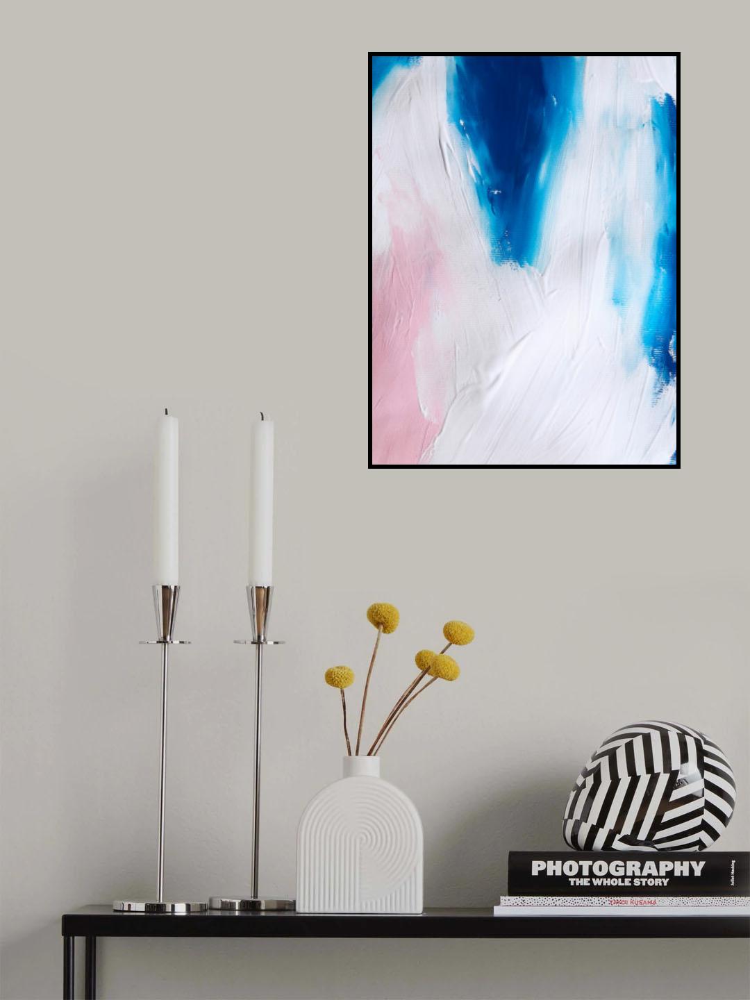 Abstract 7 Poster och Canvastavla