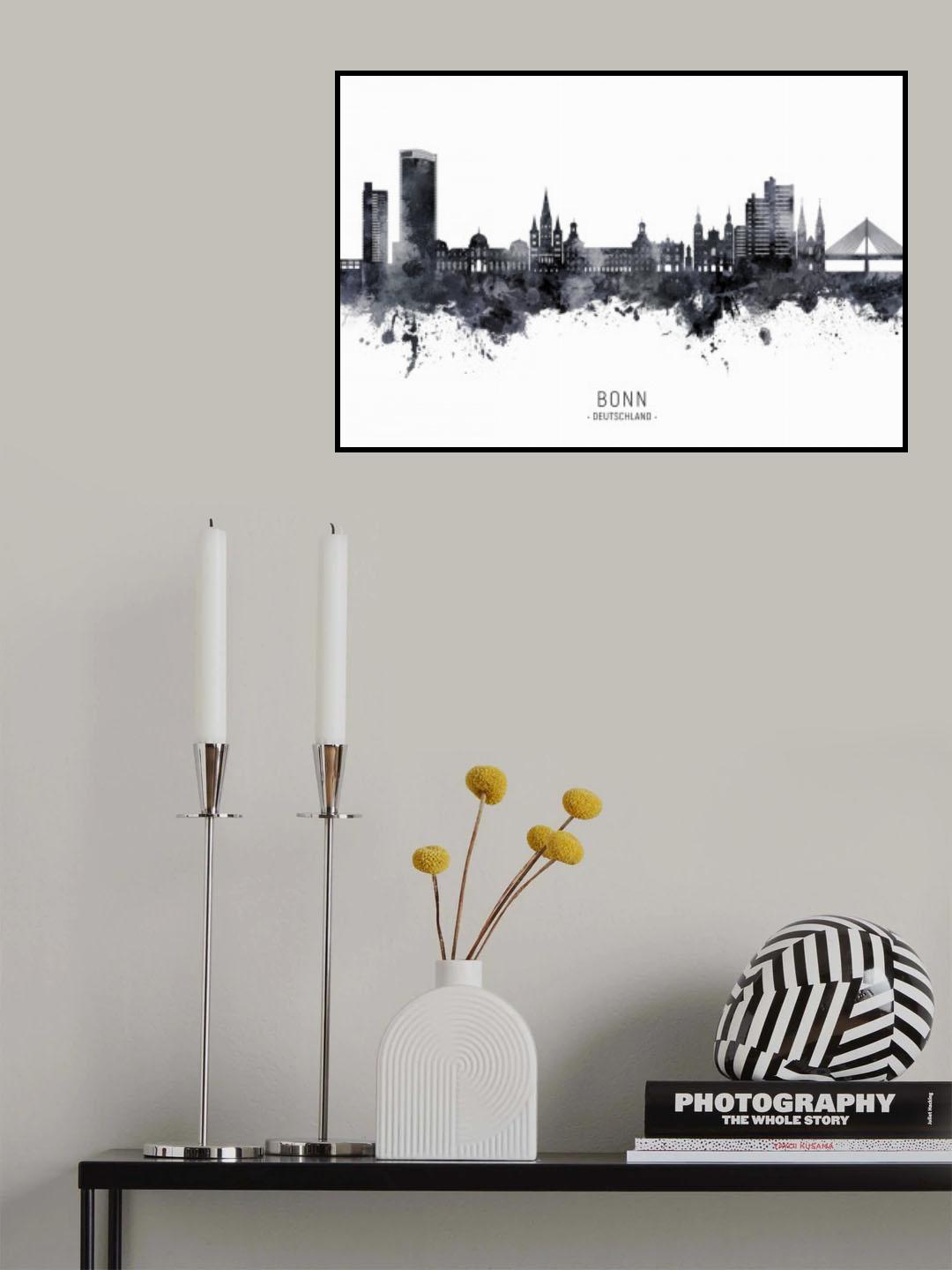 Bonn Germany Skyline Poster och Canvastavla