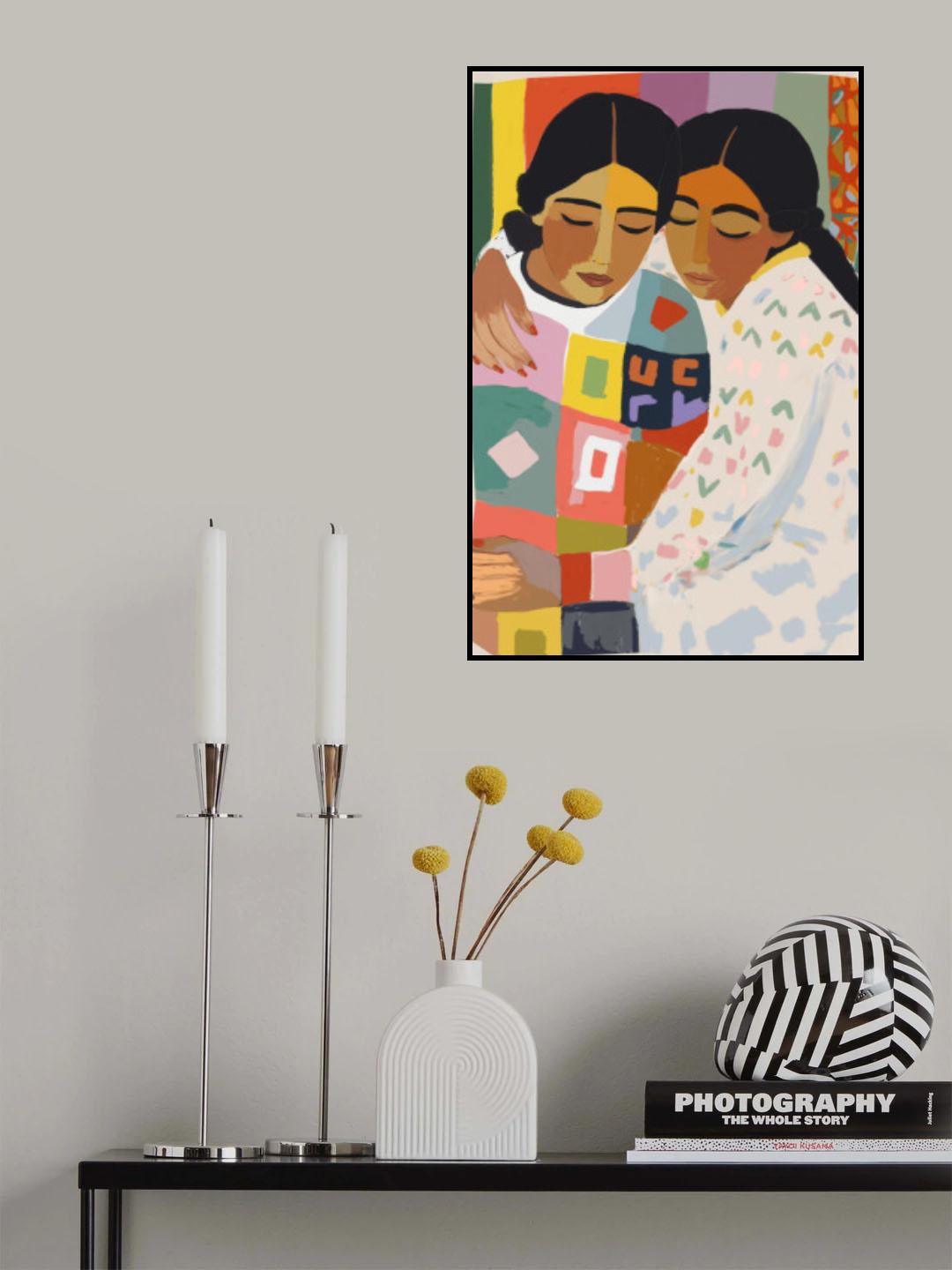 Warm Hug Poster och Canvastavla
