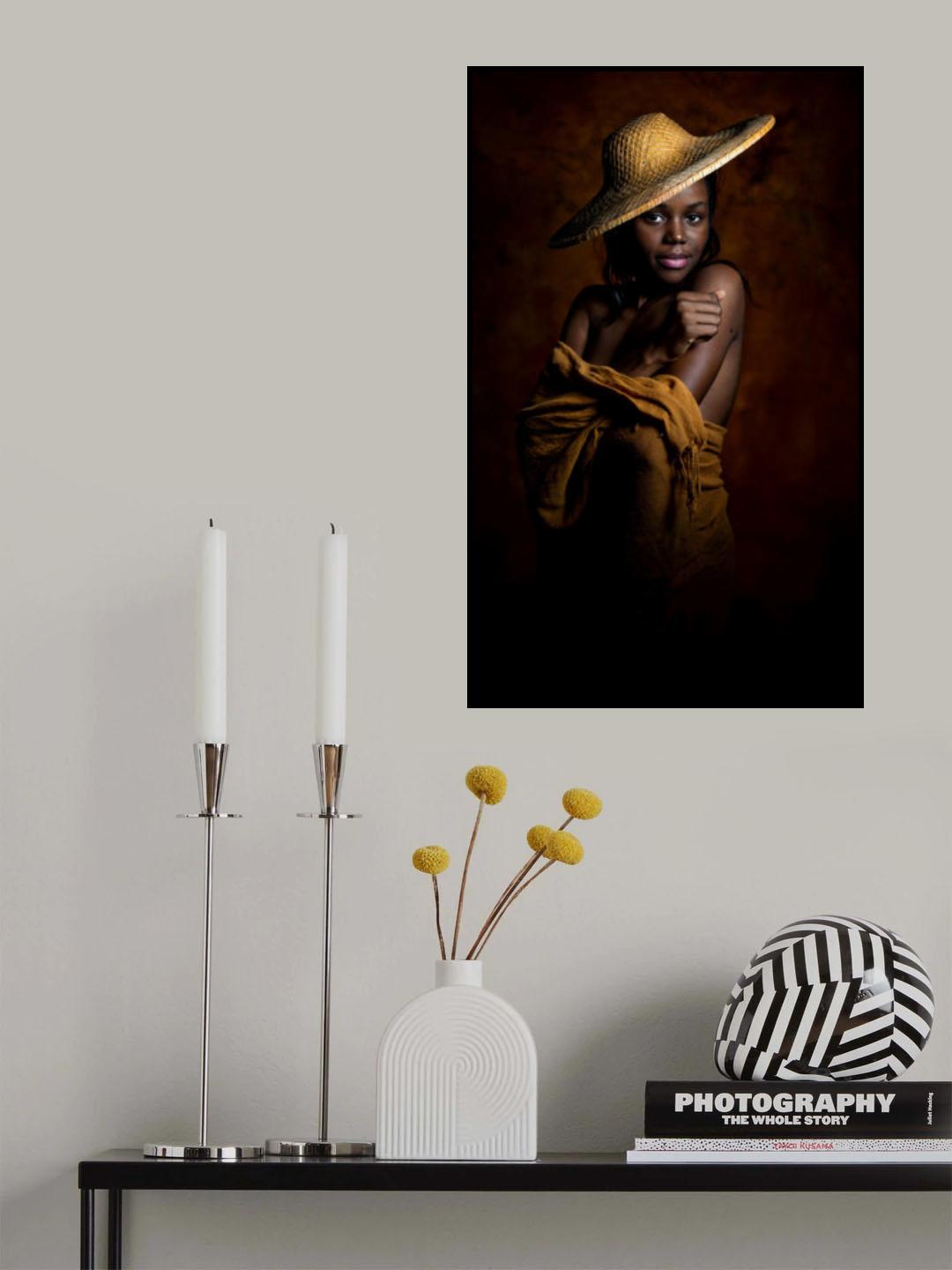 Yellow on Yellow Poster och Canvastavla