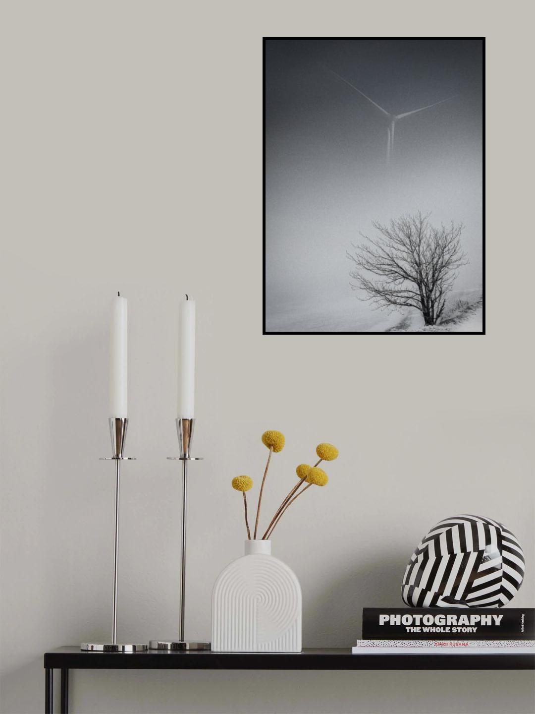highland in wintertime Poster och Canvastavla