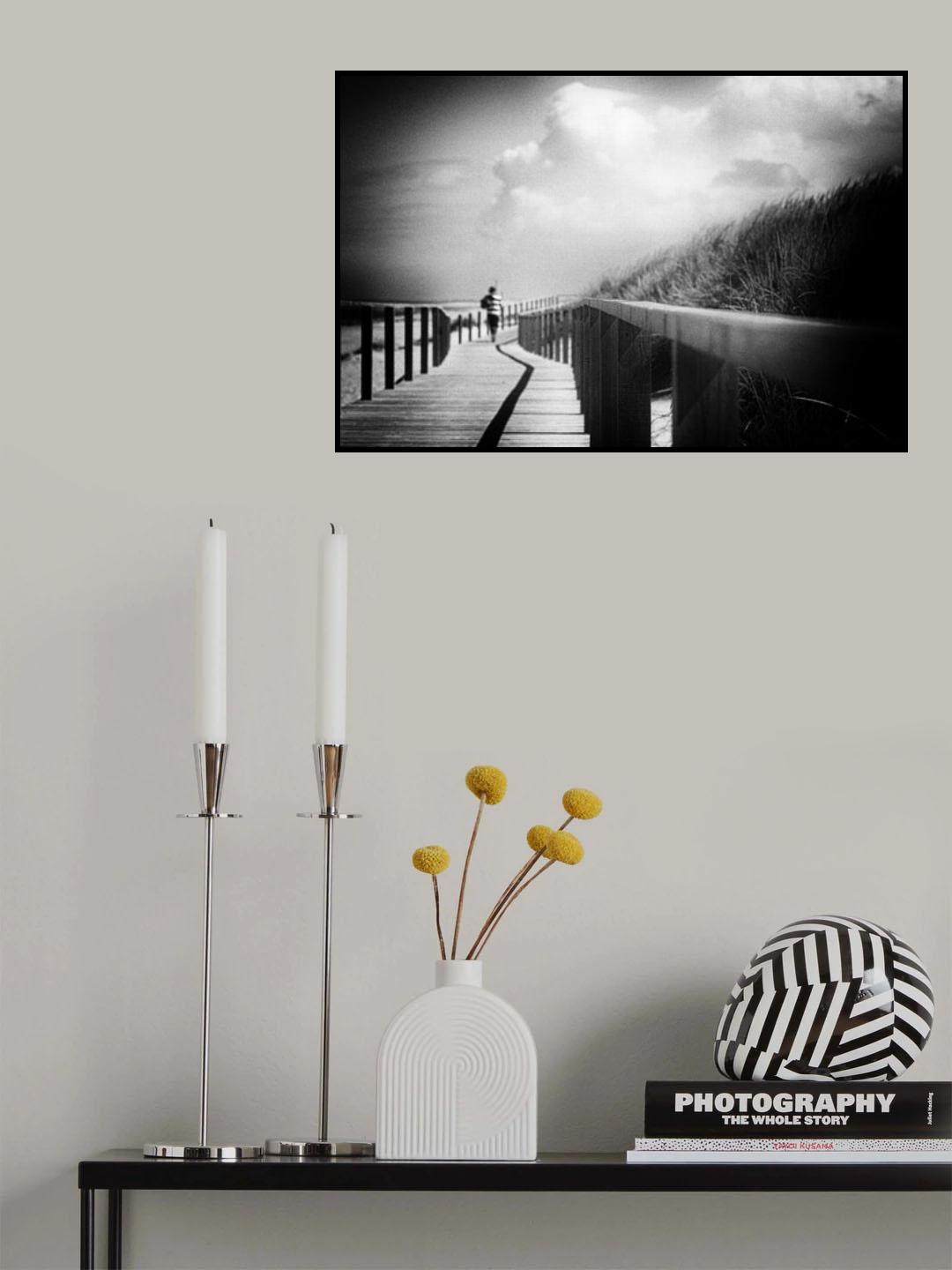 Breathing half a breath since you're away Poster och Canvastavla