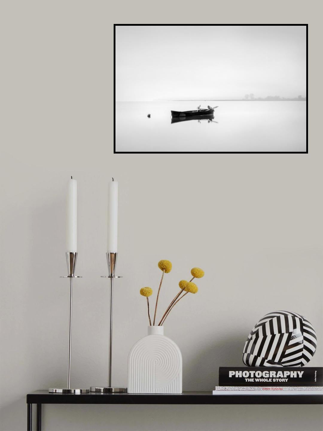 Wooden Boat Poster och Canvastavla