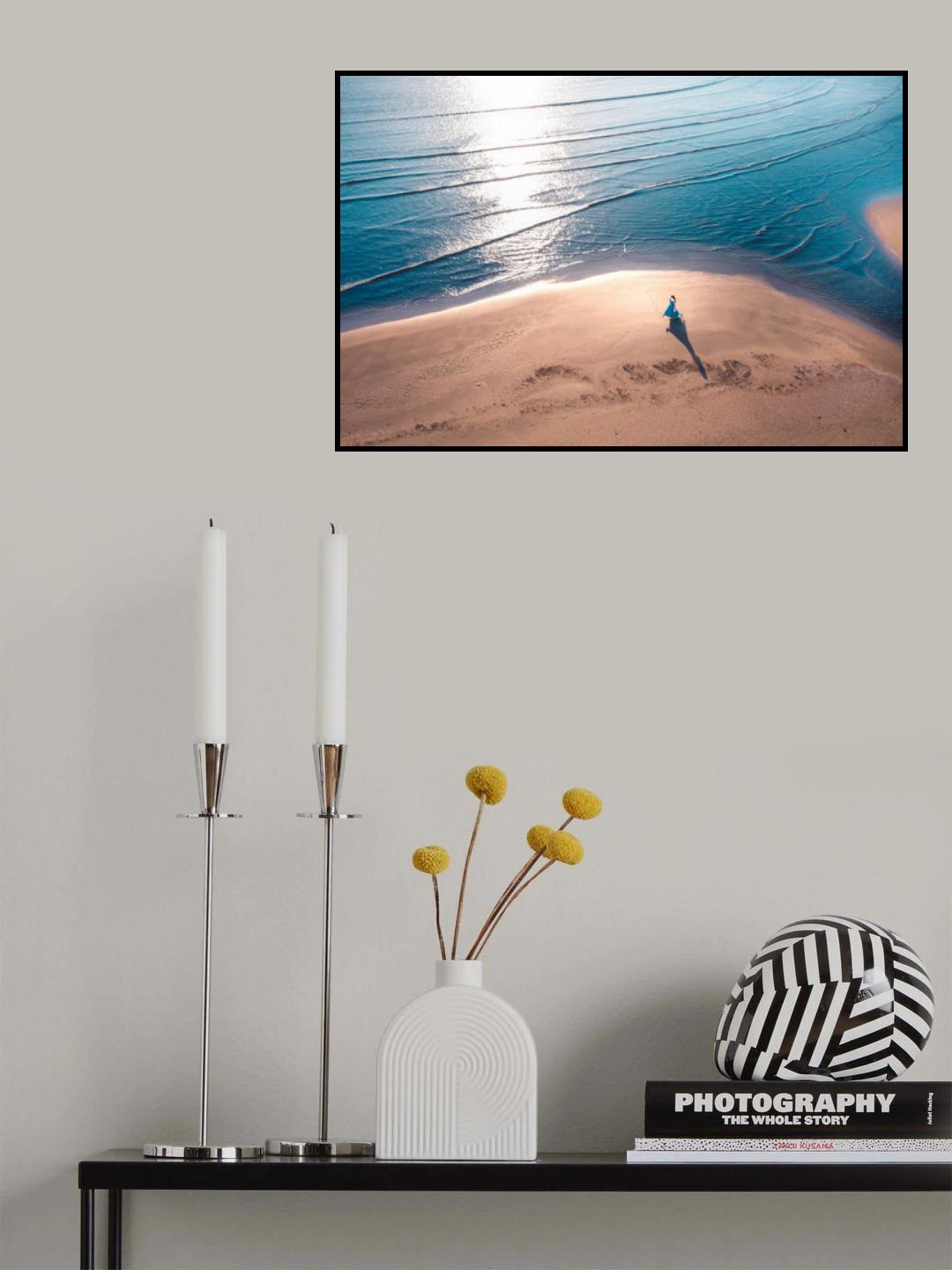 blue Poster och Canvastavla