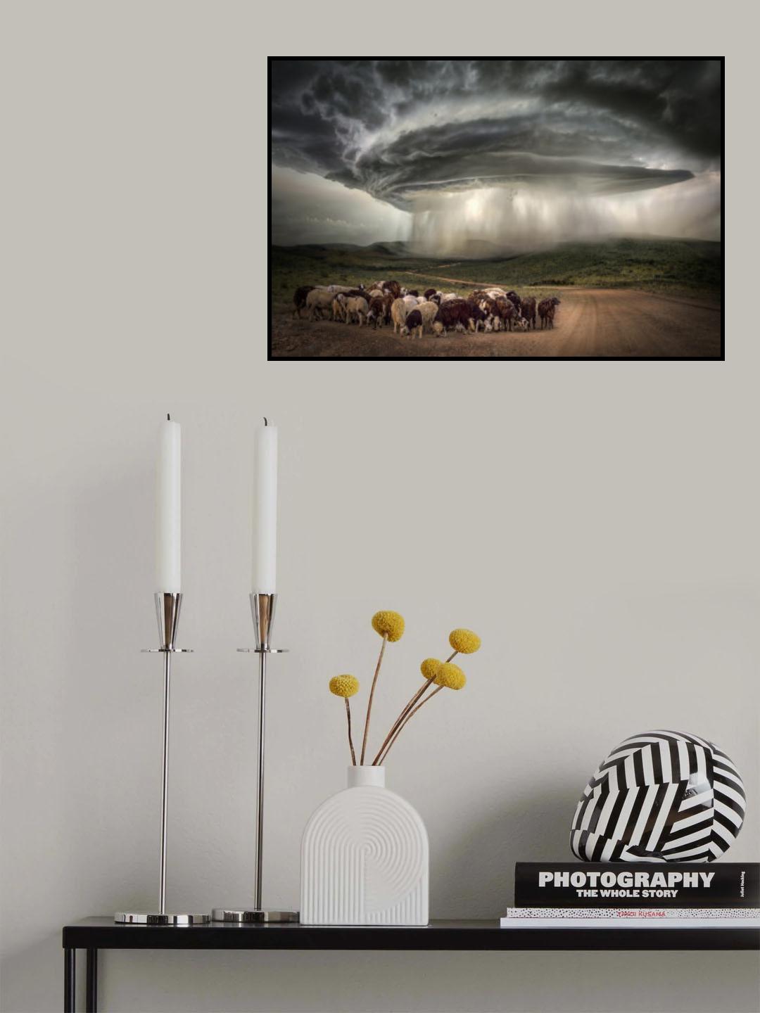 NamibiaRain Poster och Canvastavla