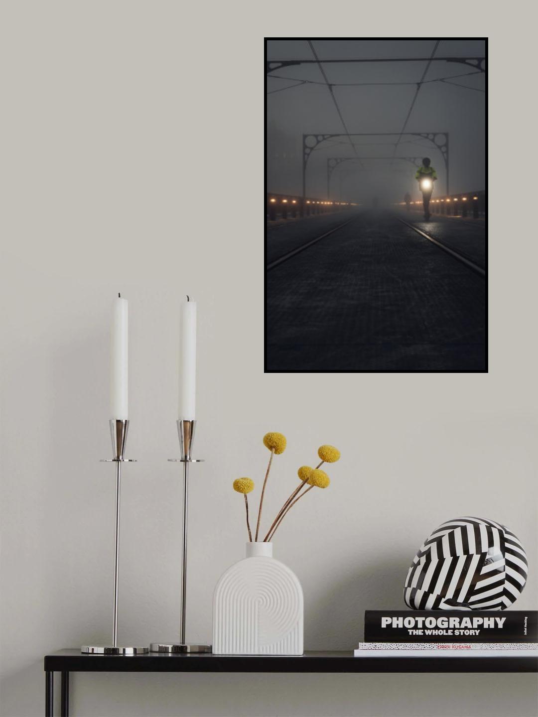 Foggy morning Poster och Canvastavla