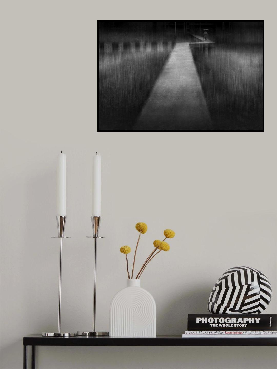 On the harvest lines Poster och Canvastavla