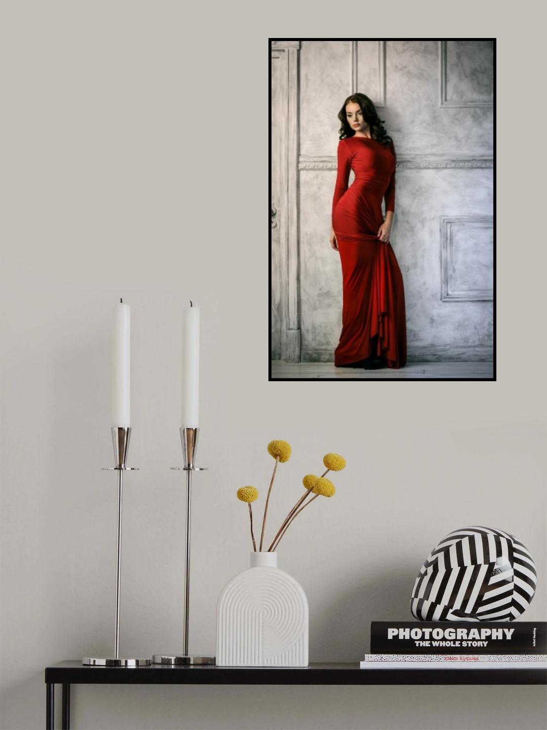 In red Poster och Canvastavla