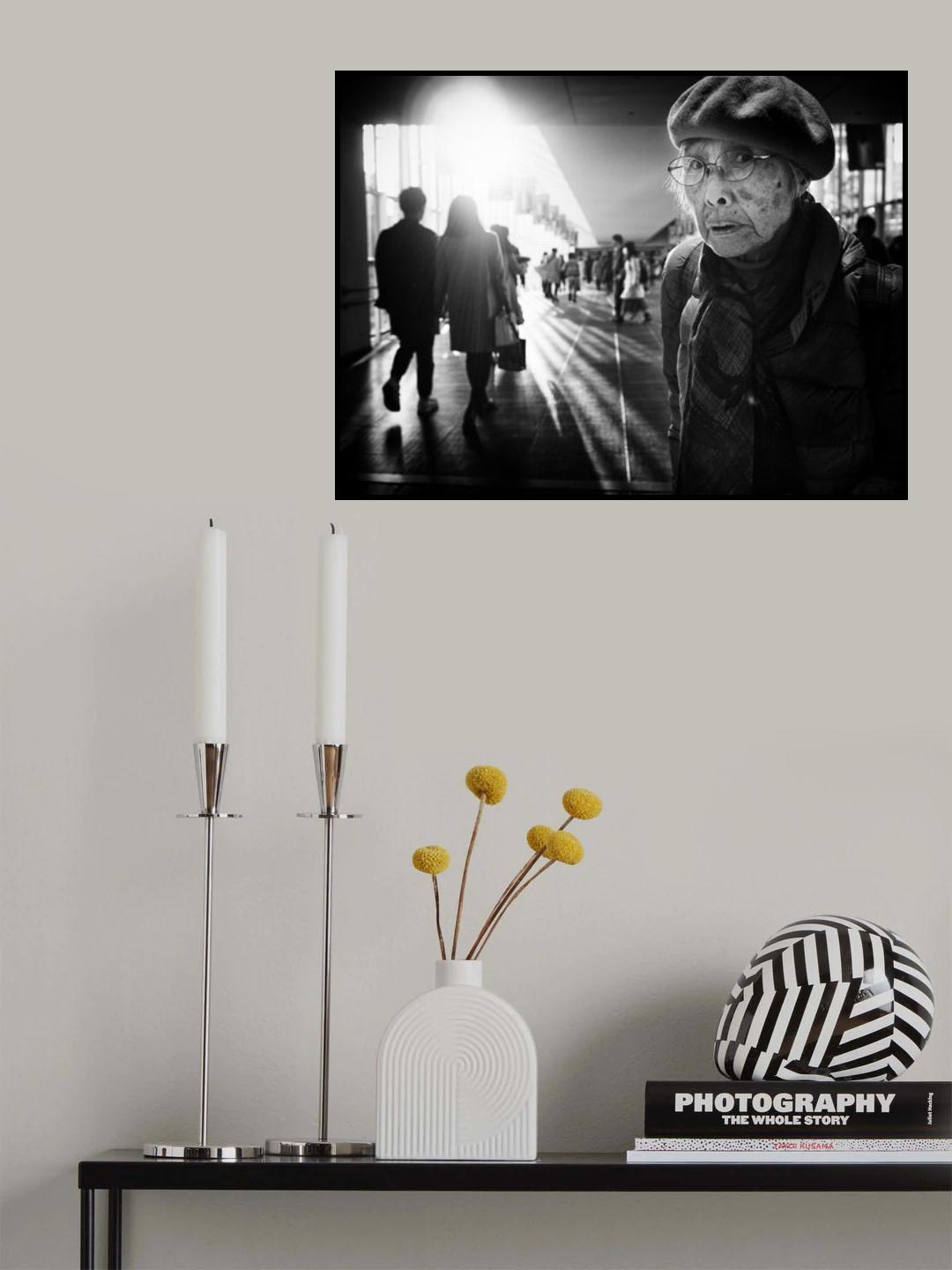 Shibuya Street - TOKYO 2016 Poster och Canvastavla