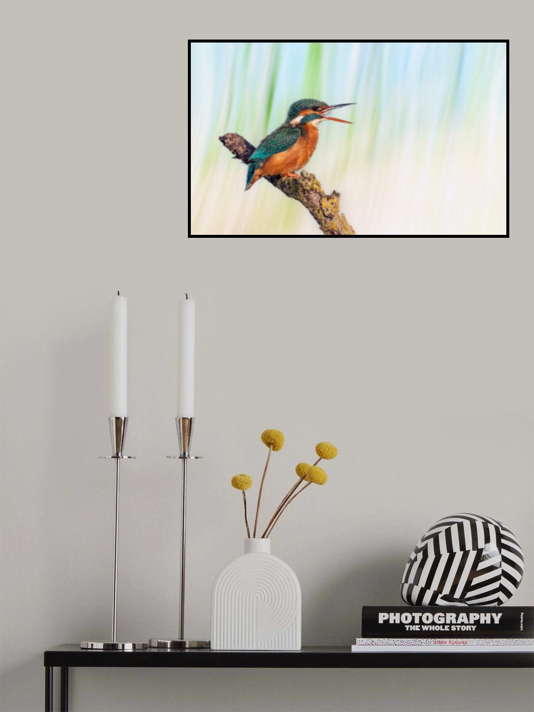 A feather in his mouth Poster och Canvastavla