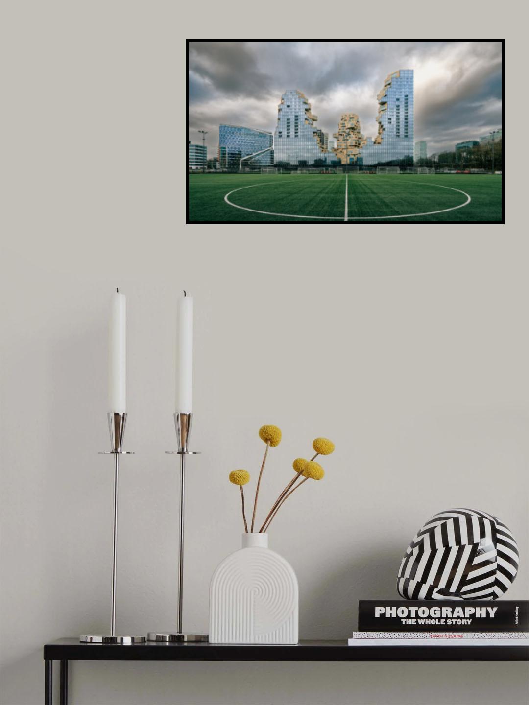 The field and the Valley Poster och Canvastavla