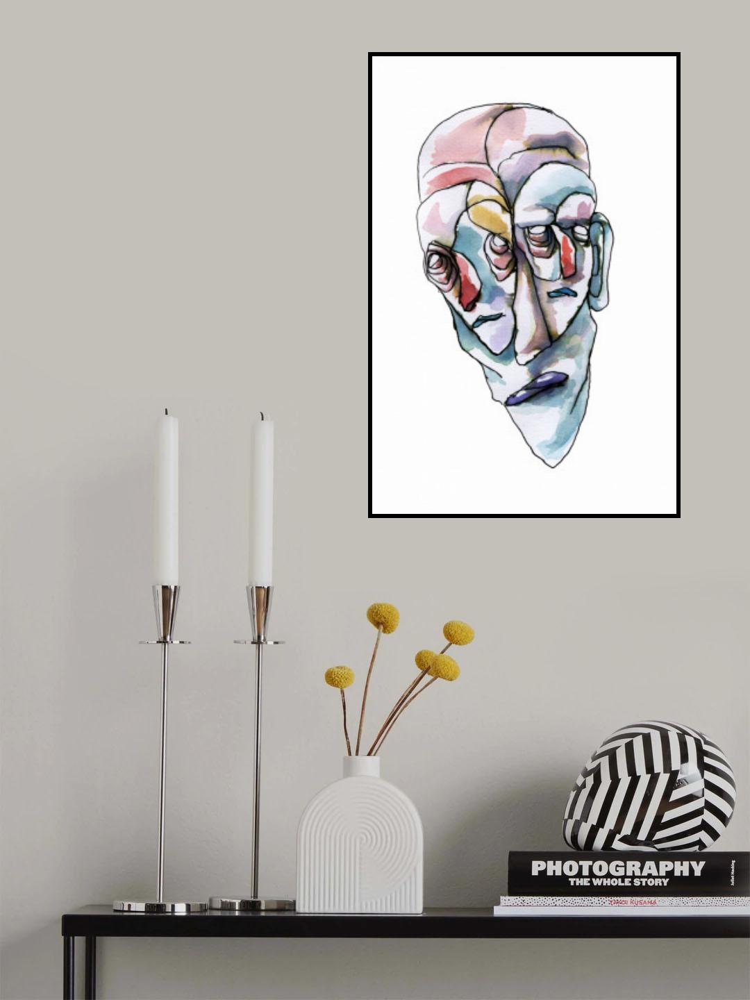 Long Face Poster och Canvastavla
